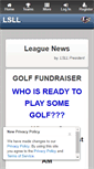 Mobile Screenshot of loudounsouthlittleleague.org
